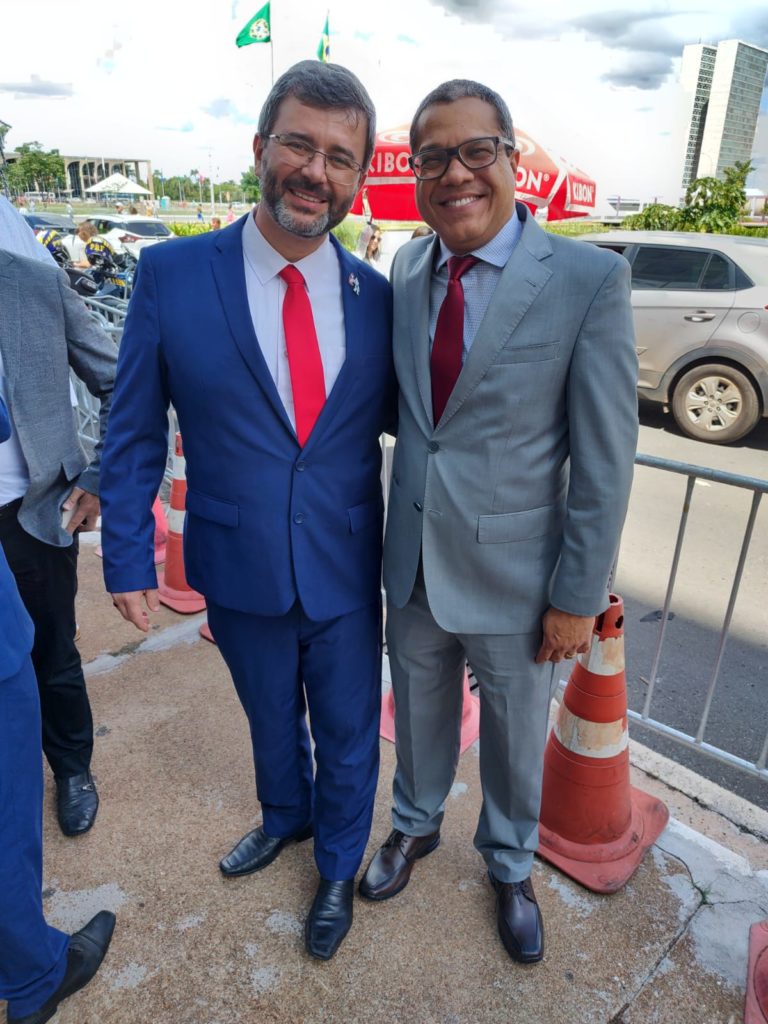 Alisson Sousa e Nesio Fernandes, atual Secretário Nacional da Atenção Primária e ex-presidente do CONASS